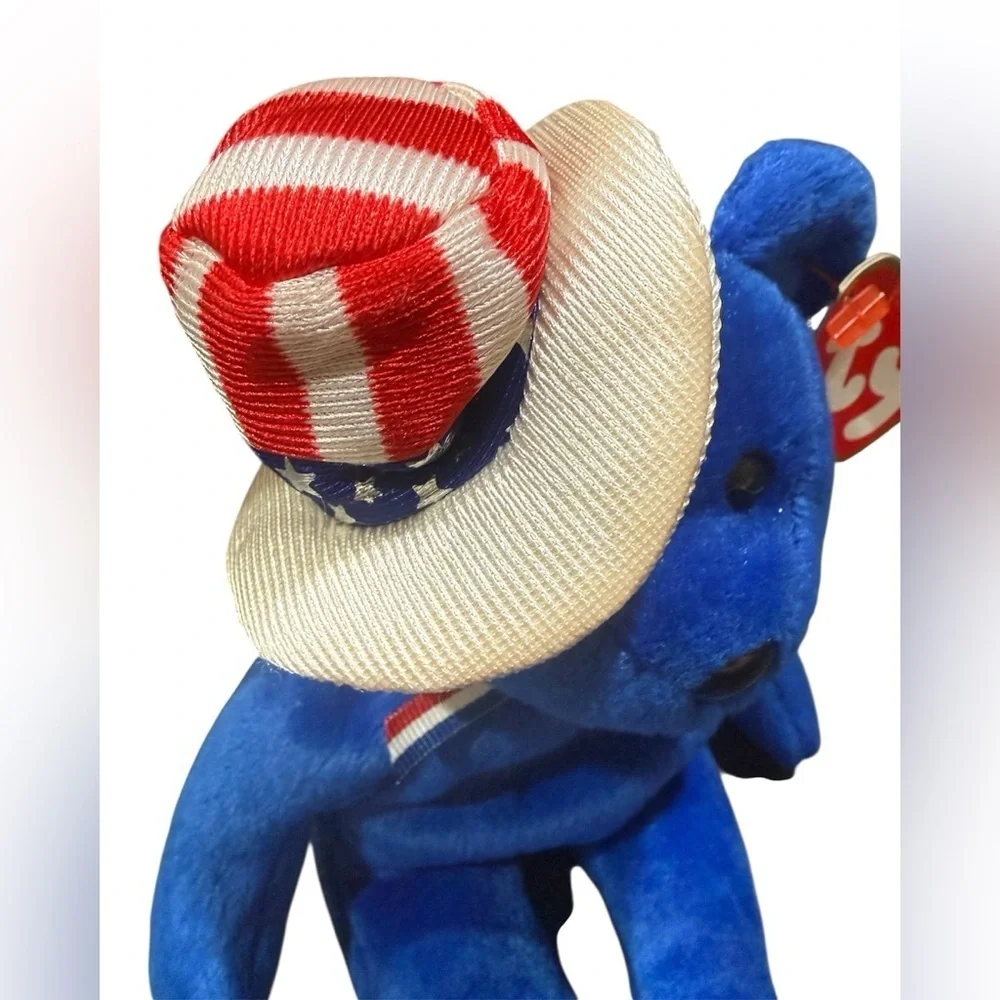 Ty Beanie Baby Sam - (Bear Blue 2003) Patriotic Plush with Tag